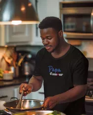 T-shirt homme 100% coton bio - Cadeau - "Papa d'amour"