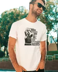 T-shirt homme personnalisé - Sport - "Et c'est pour cela que j'ai du succès..."
