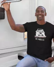 T-shirt homme personnalisé - 4X4 - "No problem"