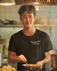 T-shirt homme 100% coton bio - Cadeau - "Élu parrain d'amour"