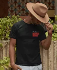 T-shirt homme personnalisé - Mode - "...100% Sneakers Addict"