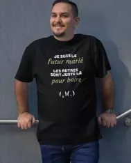 T-shirt homme personnalisé - Évènements - "Futur marié"