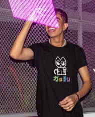 T-shirt homme personnalisé - Animaux - "Neko Neko Couleurs"