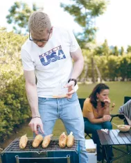 T-shirt homme personnalisé - Muscle car - "Made in USA"