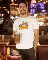 T-shirt homme personnalisé - Vintage - "Hot babes fan club"