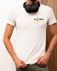 T-shirt homme personnalisé - Mariage - "M. & Mme."