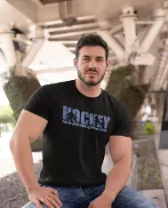 T-shirt homme personnalisé - Sport - "Pas de glace dans les veines"