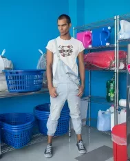 T-shirt homme personnalisé - Tête de mort - "Crâne fleuri"