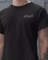 T-shirt homme 100% coton bio - Cadeau - "PAPA"