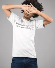 T-shirt homme 100% coton bio - Humour - Kaamelott "C'est pas moi qui explique mal, c'est les autres qui sont cons !"