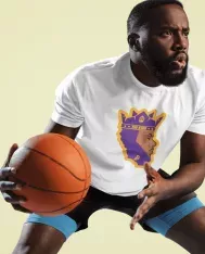 T-shirt homme personnalisé - Sport - "Lebron THE KING"