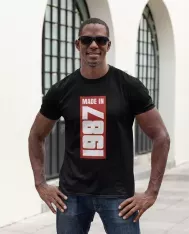 T-shirt homme personnalisé - Cadeau - "Made in... Bold"