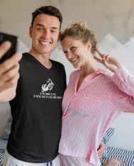 T-shirt homme personnalisé - Citations Humour - "Je ne ronfle pas"