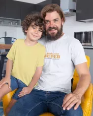 T-shirt homme personnalisé - Citations humour - "L'école c'est super..."