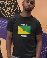 T-shirt homme personnalisé - Villes et voyages - "la Guyane"