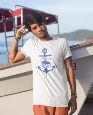 T-shirt homme personnalisé - Villes et voyages - "Bon voyage"