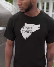 T-shirt homme personnalisé - Série - "Winter is coming"