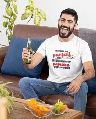 T-shirt homme personnalisé - Football - "Je suis supporter..."