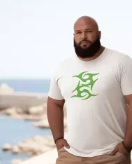 T-shirt homme personnalisé - Vintage - "Tribal radioactif"