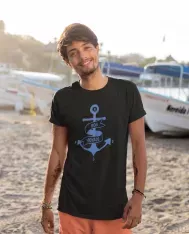 T-shirt homme personnalisé - Villes et voyages - "Bon voyage"