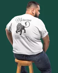 T-shirt homme personnalisé - Football - "Morocan supporter..."