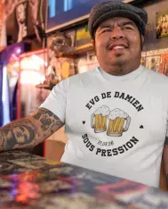T-shirt homme personnalisé - Évènements - "Sous pression"