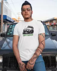 T-shirt homme personnalisé - 4X4 - "Hors terrain"