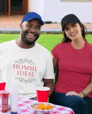 T-shirt homme 100% coton bio - Cadeau - "Homme..."