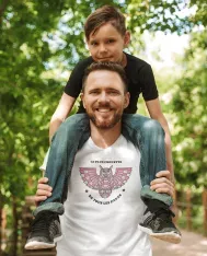 T-shirt homme personnalisé - Famille - "Le plus chouette de tous les papas"