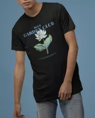 T-shirt homme personnalisé - Nature - "Blue garden club"