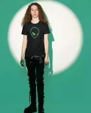 T-shirt homme personnalisé - Fantastique - "Alien vert"