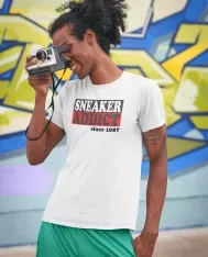 T-shirt homme personnalisé - Mode - "Sneakers Addict since..."