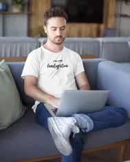 T-shirt homme personnalisé - Citations Humour - "J'ai une Lundigestion"