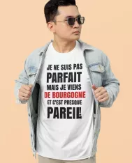 T-shirt homme personnalisés - Humour - "Je ne suis pas parfait..."