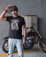T-shirt homme personnalisé - Moto - "Firestarter"