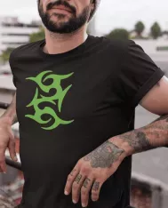 T-shirt homme personnalisé - Vintage - "Tribal radioactif"