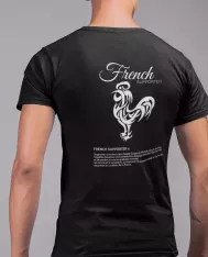 T-shirt homme personnalisé - Football - "French supporter..."