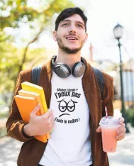 T-shirt homme personnalisé - J'peux pas - "J'peux pas je suis le maître"