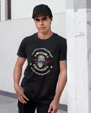 T-shirt homme personnalisé - Moto - "Pas toujours grincheux"