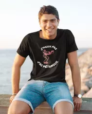 T-shirt homme personnalisé - J'peux pas - "J'peux pas j'ai pétanque"