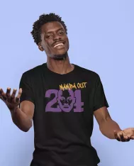 T-shirt homme personnalisé - Sport - "MAMBA OUT"