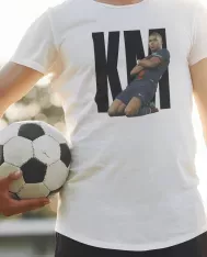 T-shirt homme personnalisé - Sport - "Mbappé KM"