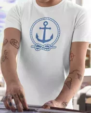 T-shirt homme personnalisé - Nature - "Noeud de marin"