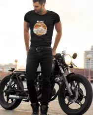 T-shirt homme personnalisé - Moto - "Le motard"