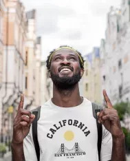 T-shirt homme personnalisé - Villes et voyages - "San francisco"