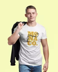 T-shirt homme personnalisé - Circuit F1 - "MONACO"
