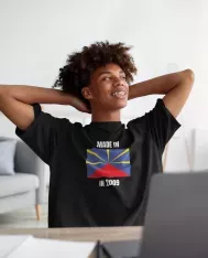 T-shirt homme personnalisé - Villes et voyages - "La Réunion"