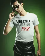 T-shirt homme personnalisé - Cadeau - "Legend made in... Gaming"