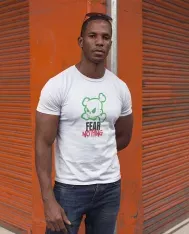 T-shirt homme personnalisé - Race & Drift - "FEAR NOTHING"