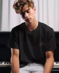 T-shirt homme personnalisé - Musique - "Céline coeur"